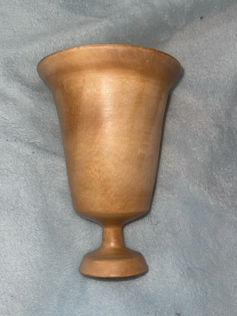 Rob Gustafson Hand Turned Camphor Wood Pedestal Vase Goblet 2012